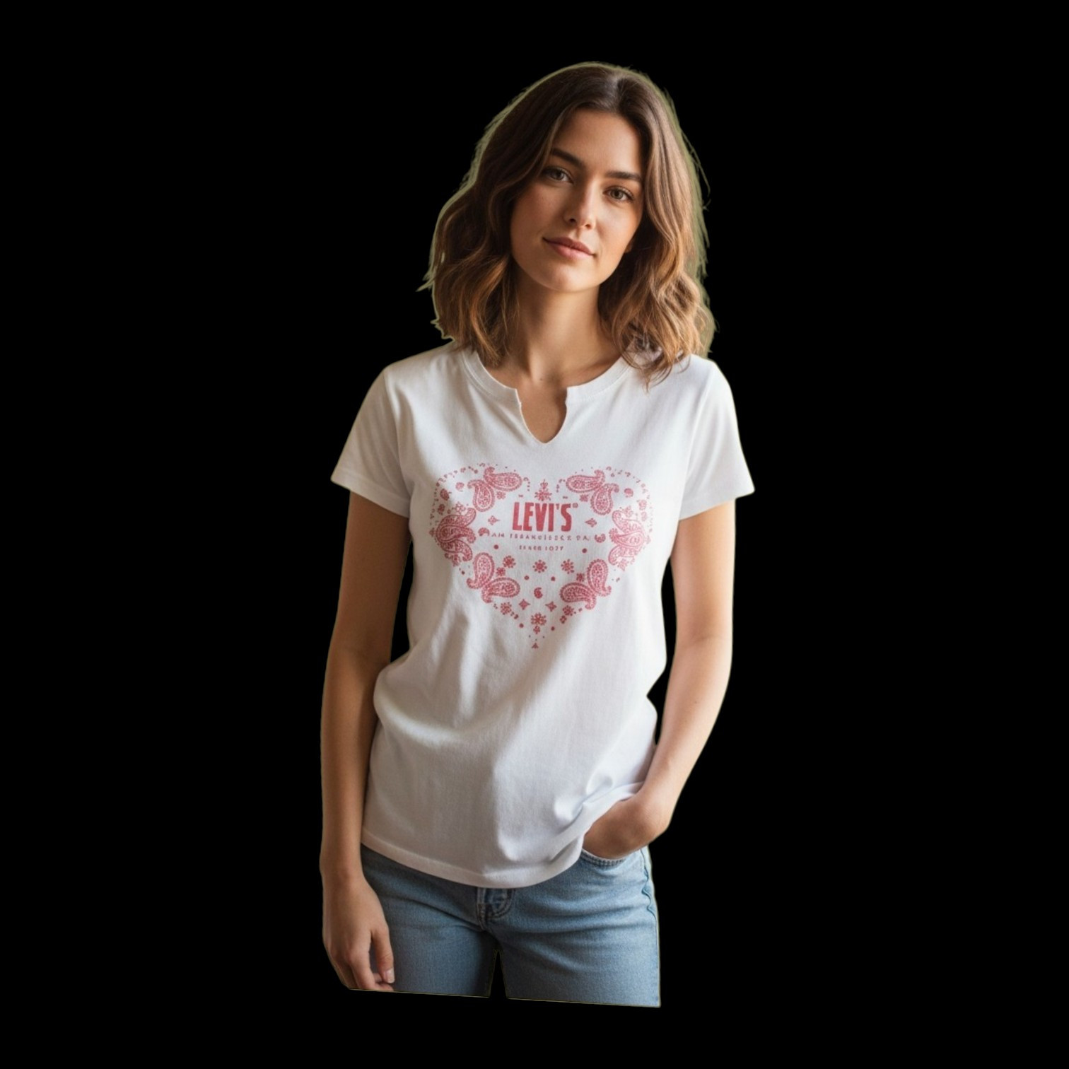 Cotton  Printed T Shirt for Girls (12,14 Year Old)