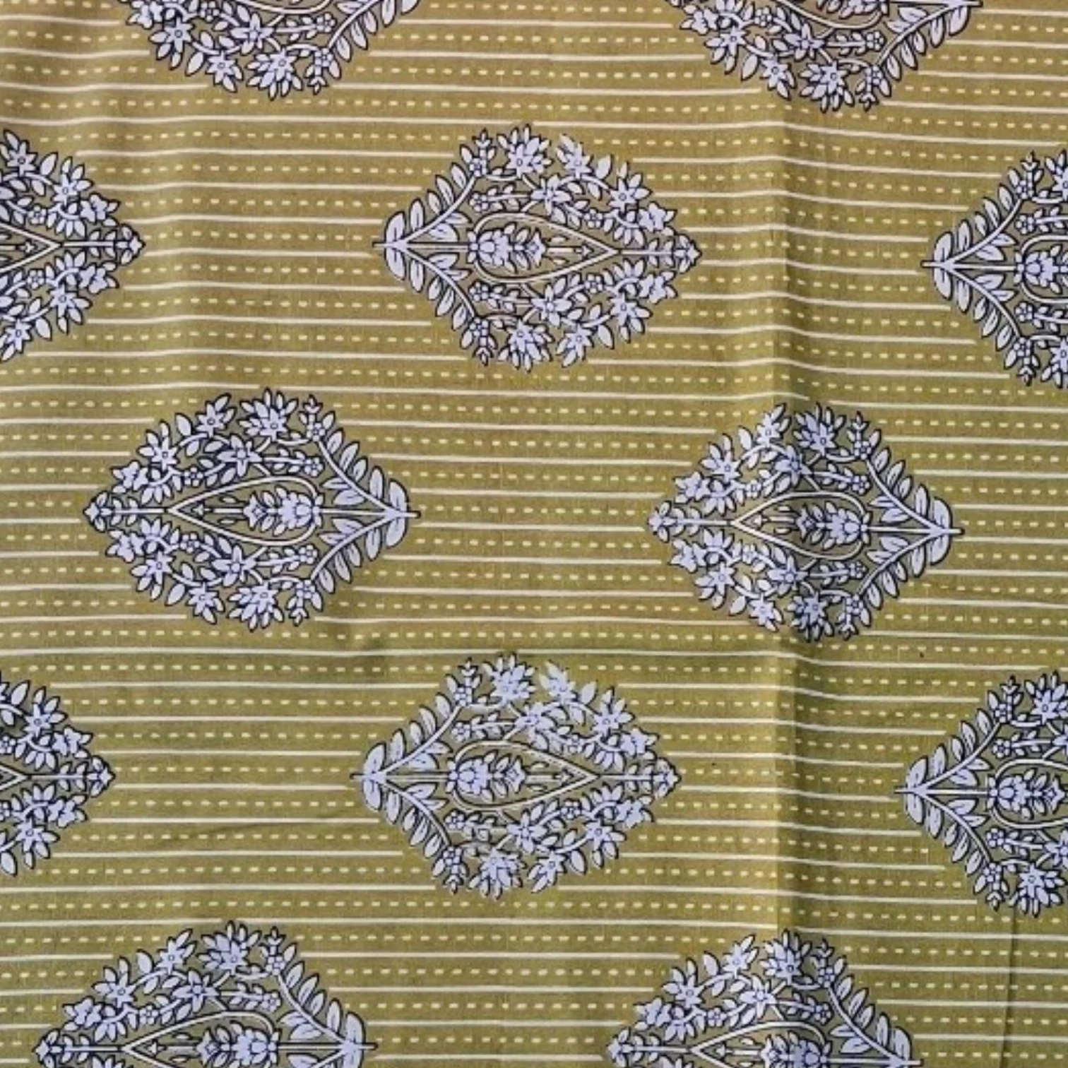 Women Pure Cotton Floral Printed Unstitched  Dress Material for Nighty, Kurti, Top,      Salwar Suit, Shirt, Skirt, Gown Stitching.3.20 Meters