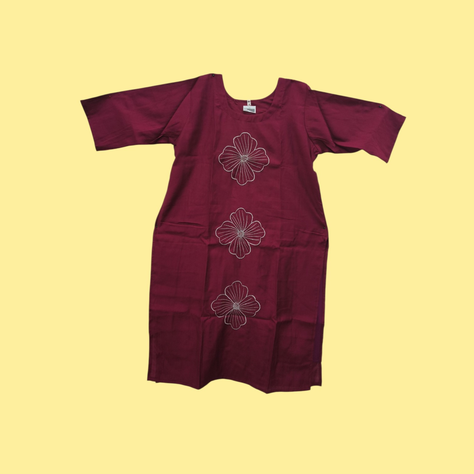 Rayon Cotton Embroidered Kurta for Women  XXXL, XXXXL, XXXXXL( 46,48,50)Sizes