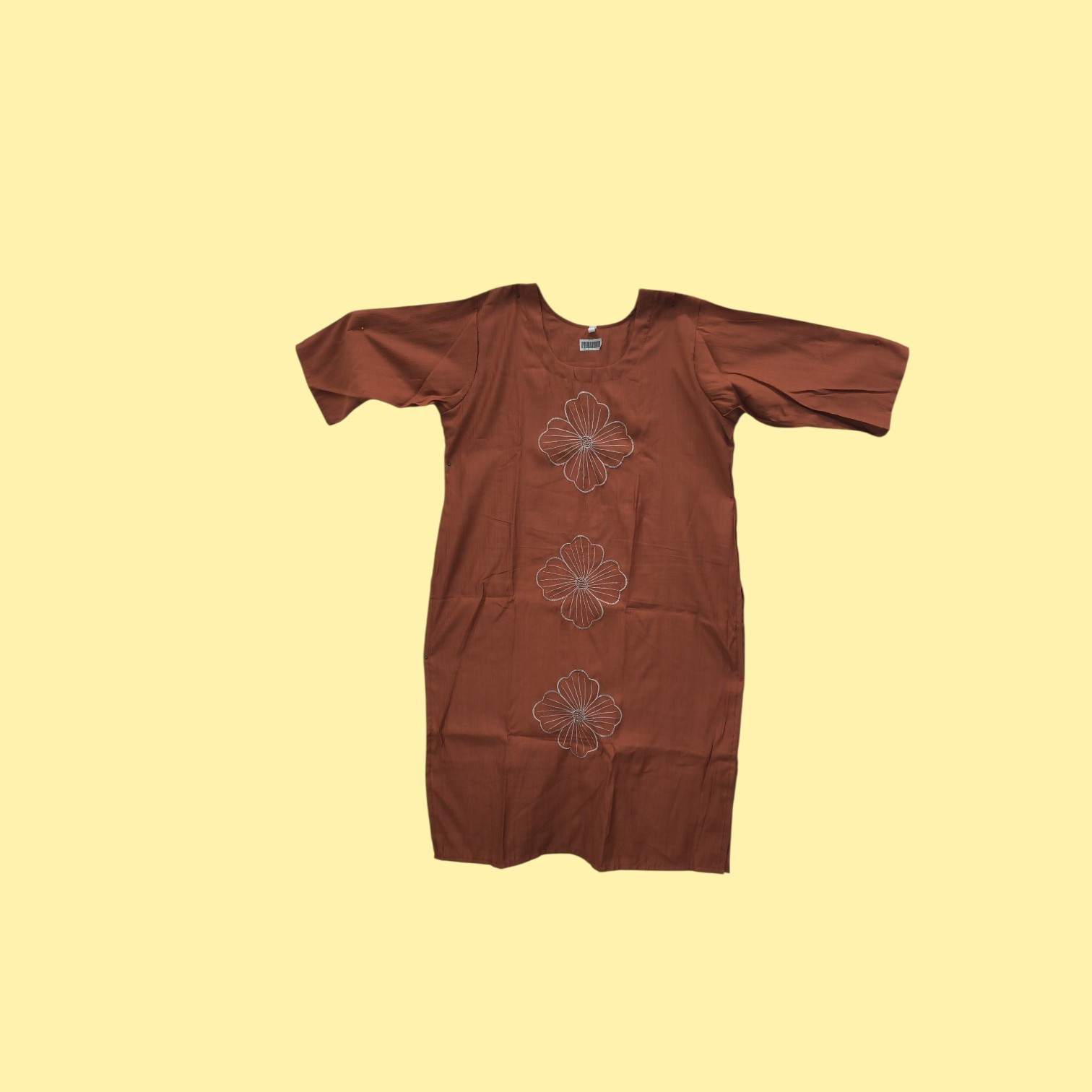 Rayon Cotton Embroidered Kurta for Women  XXXL, XXXXL, XXXXXL( 46,48,50)Sizes