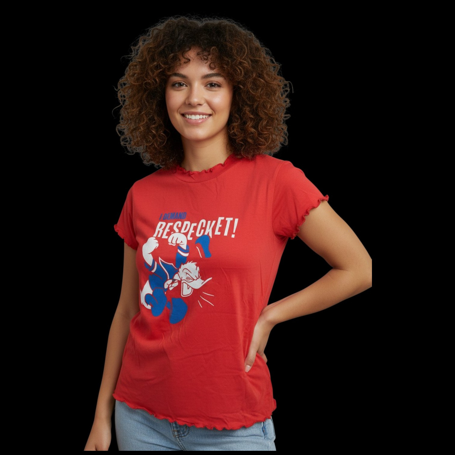 Printed Cotton  T Shirt for Girls (12,14 Year Old)