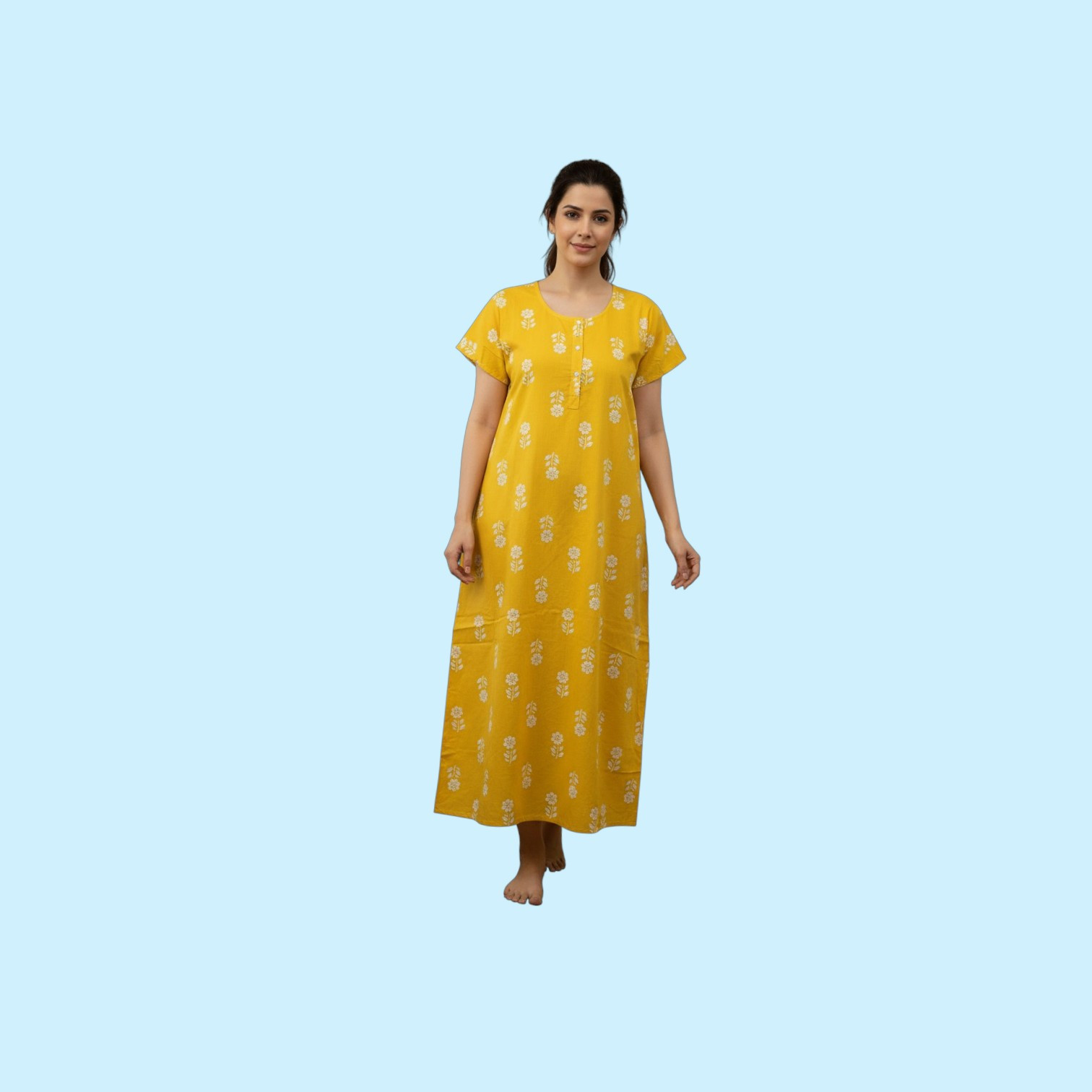 Printed Cotton   Nighty for Women/Night wear XXL size