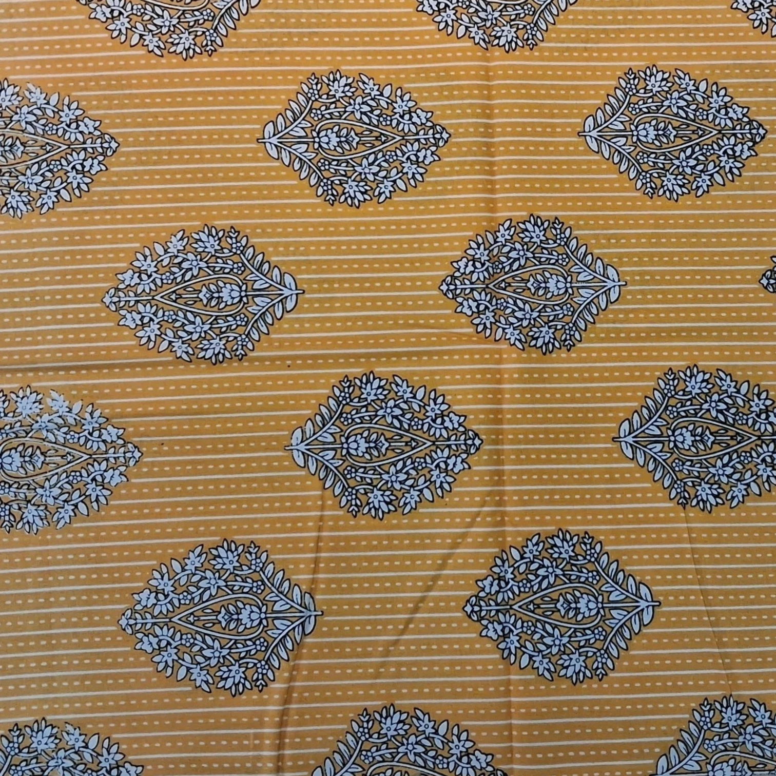 Women Pure Cotton Floral Printed Unstitched  Dress Material for Nighty, Kurti, Top,      Salwar Suit, Shirt, Skirt, Gown Stitching.3.20 Meters