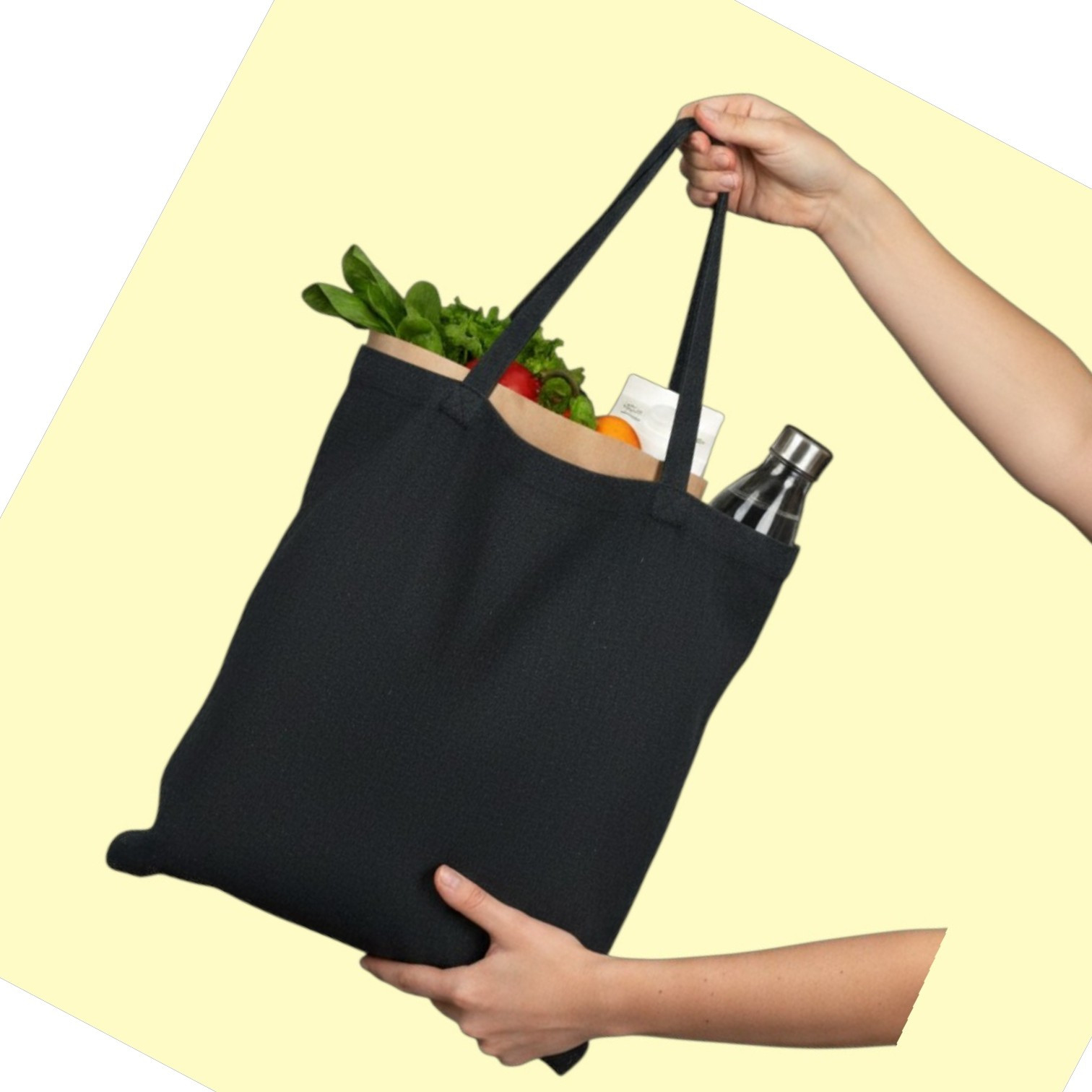 cotton cloth carry bag, gada cotton cloth bag 18"X15"