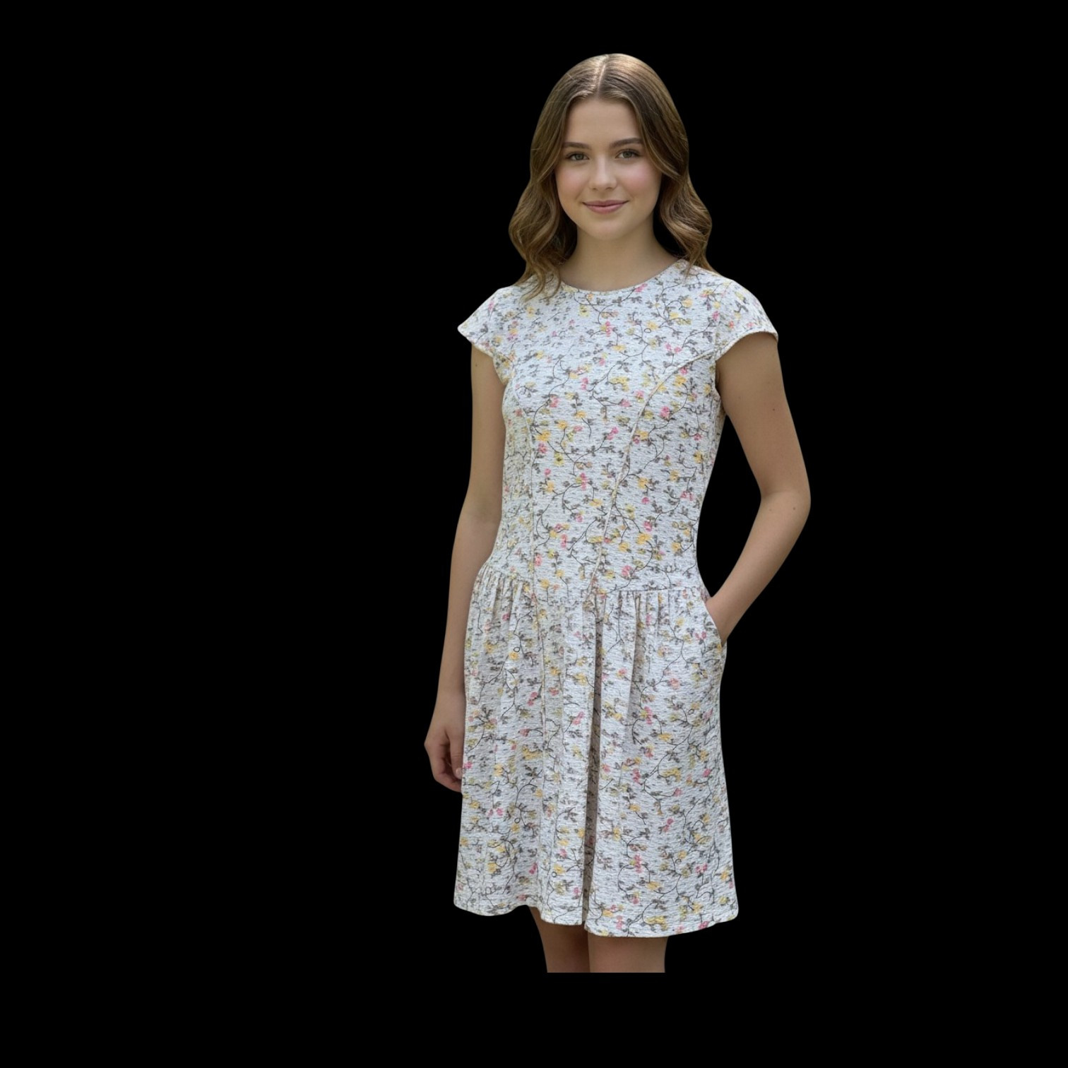Panel Cut Frock For Girl & Women S, M, L, XL,