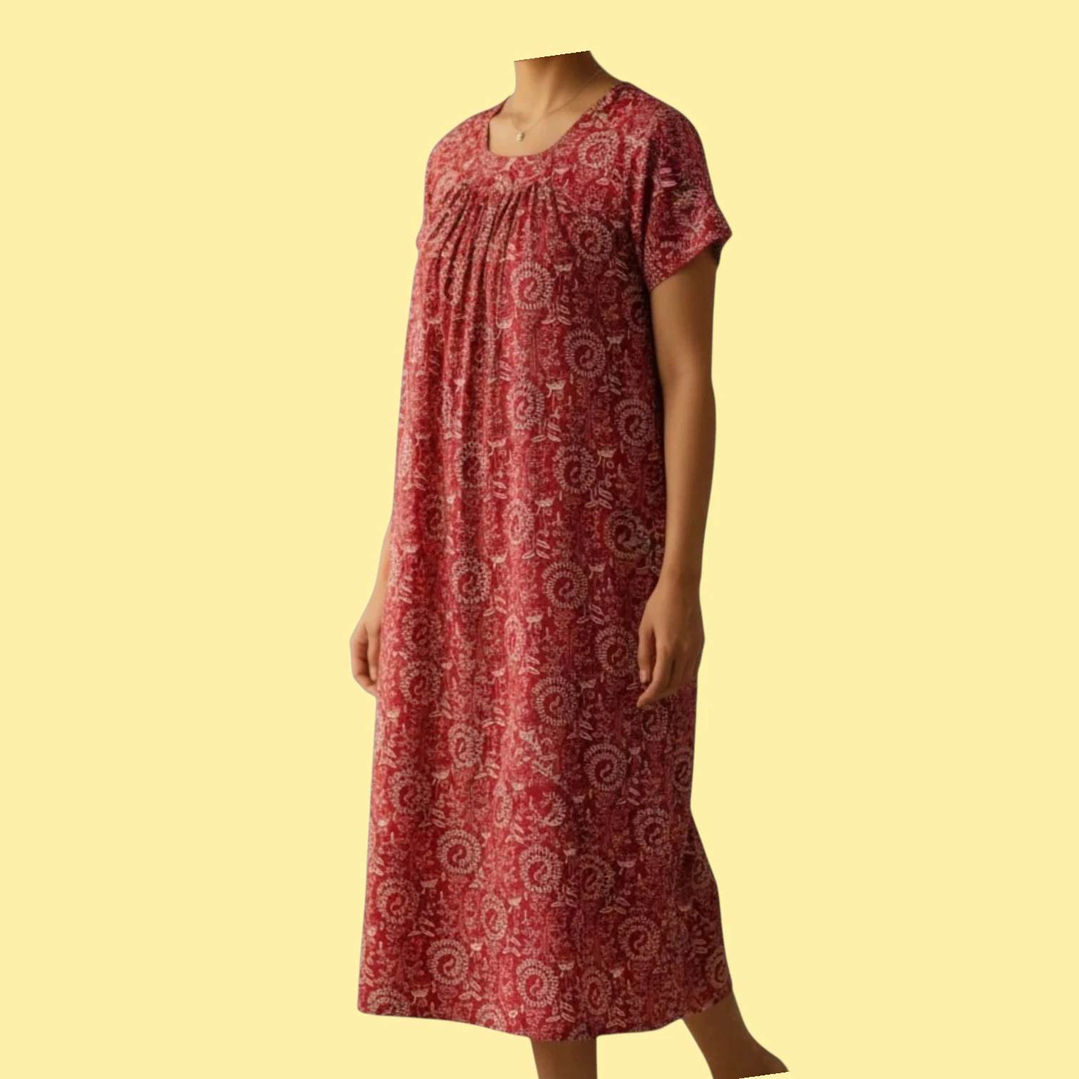 Printed Cotton  Nighty for Women/Night wear