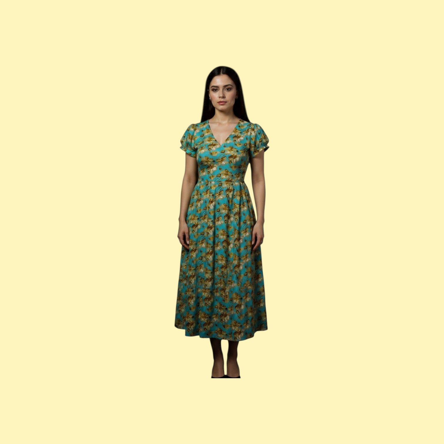 Printed Cotton  Frock Nighty for Women/Night wear XL Size